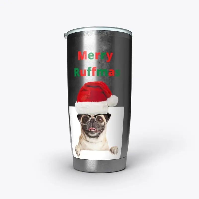 Merry Ruffmas Pug Dog